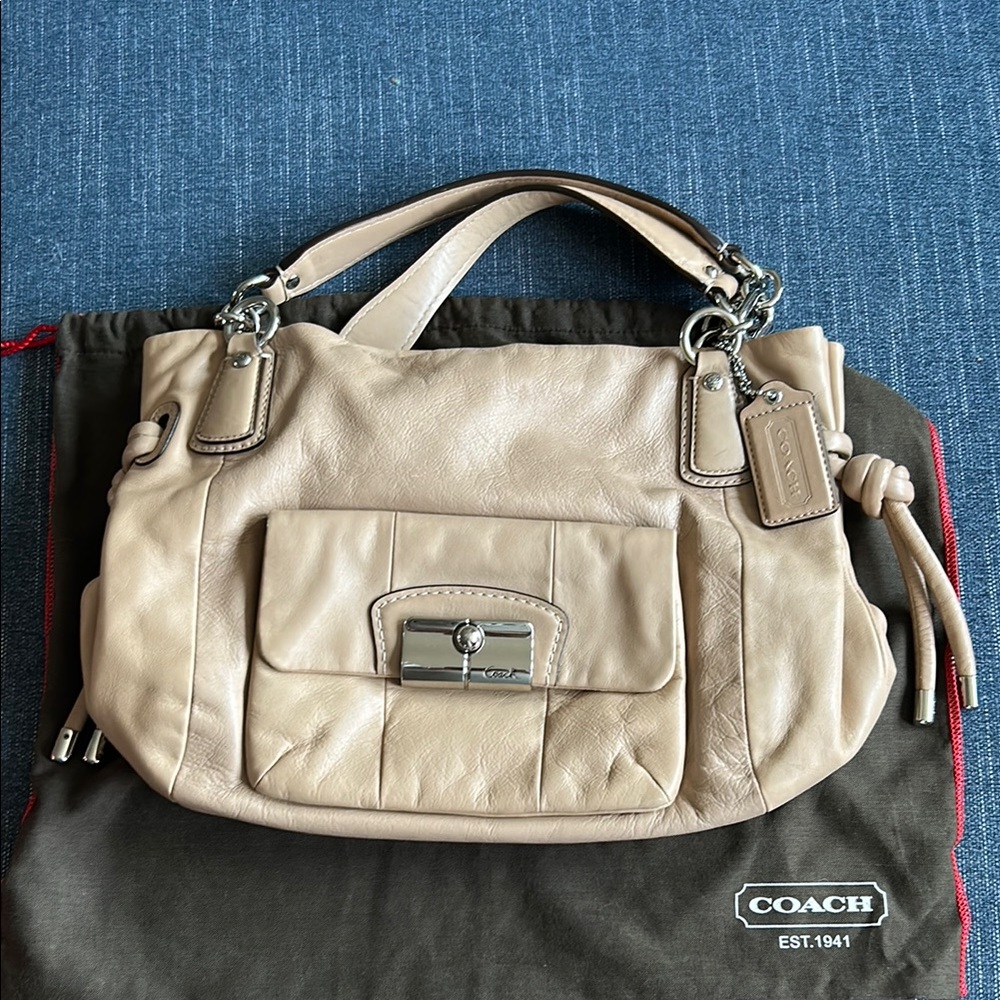 Coach Leather Shoulder Bag